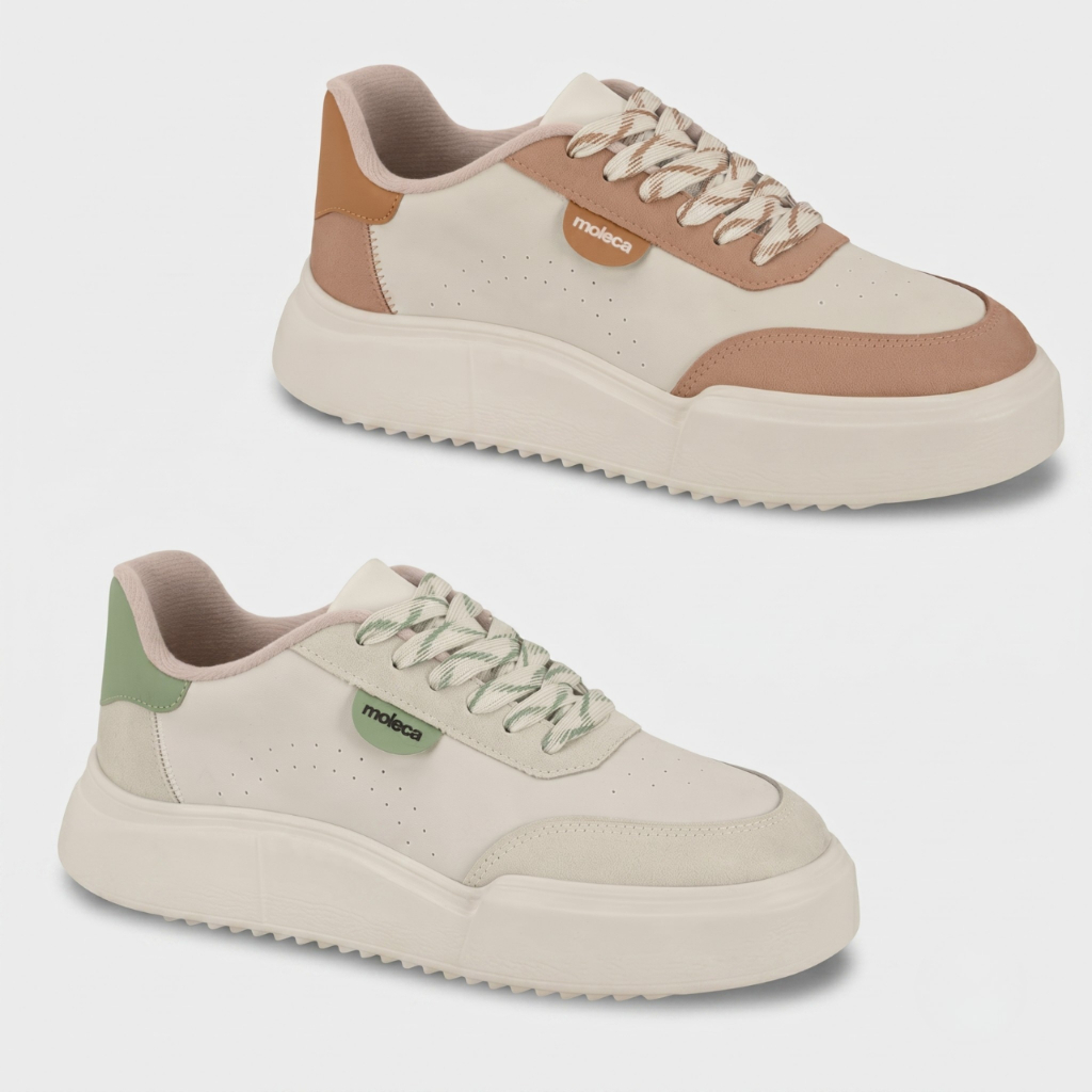 Tênis Feminino Moleca Casual Plataforma Conforto Original