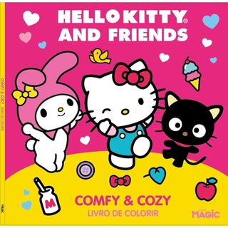 LIVRO DE COLORIR INFANTIL HELLO KITY | CANETINHA - LÁPIS - GIZ | LEMBRANCINHA