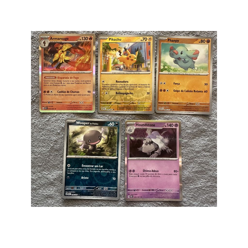 Cartas Pokémon Destinos de Paldea (091) Reverse Holo e Holo | Master Set | Escolha a Carta