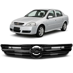 Grade Frontal Radiador Astra 2003 A 2012 Preta
