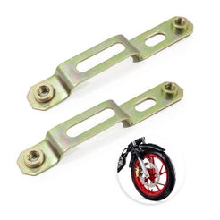 Par Suporte Adaptador Paralama Dianteiro CB 300R e CB 250F Twister 2016 a 2024 Aço Galvanizado