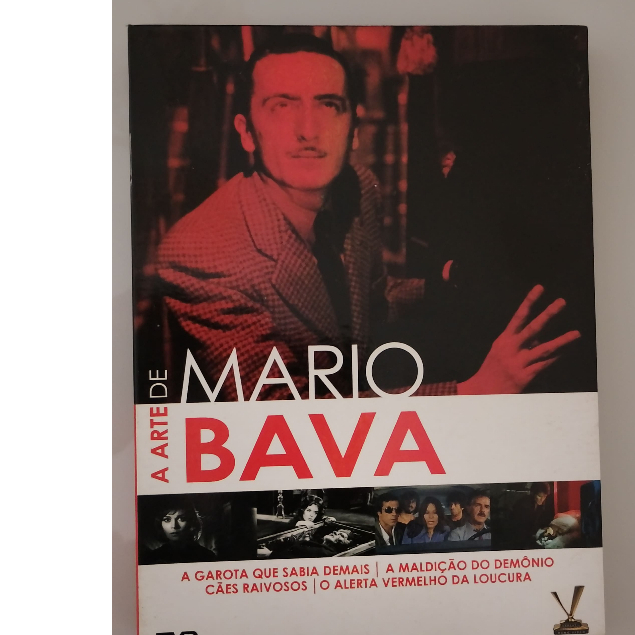 DVD A arte de Mario Bava - A garota que sabia demais - A maldição do demonio - cães raivosos - O alerta vermelho da ...