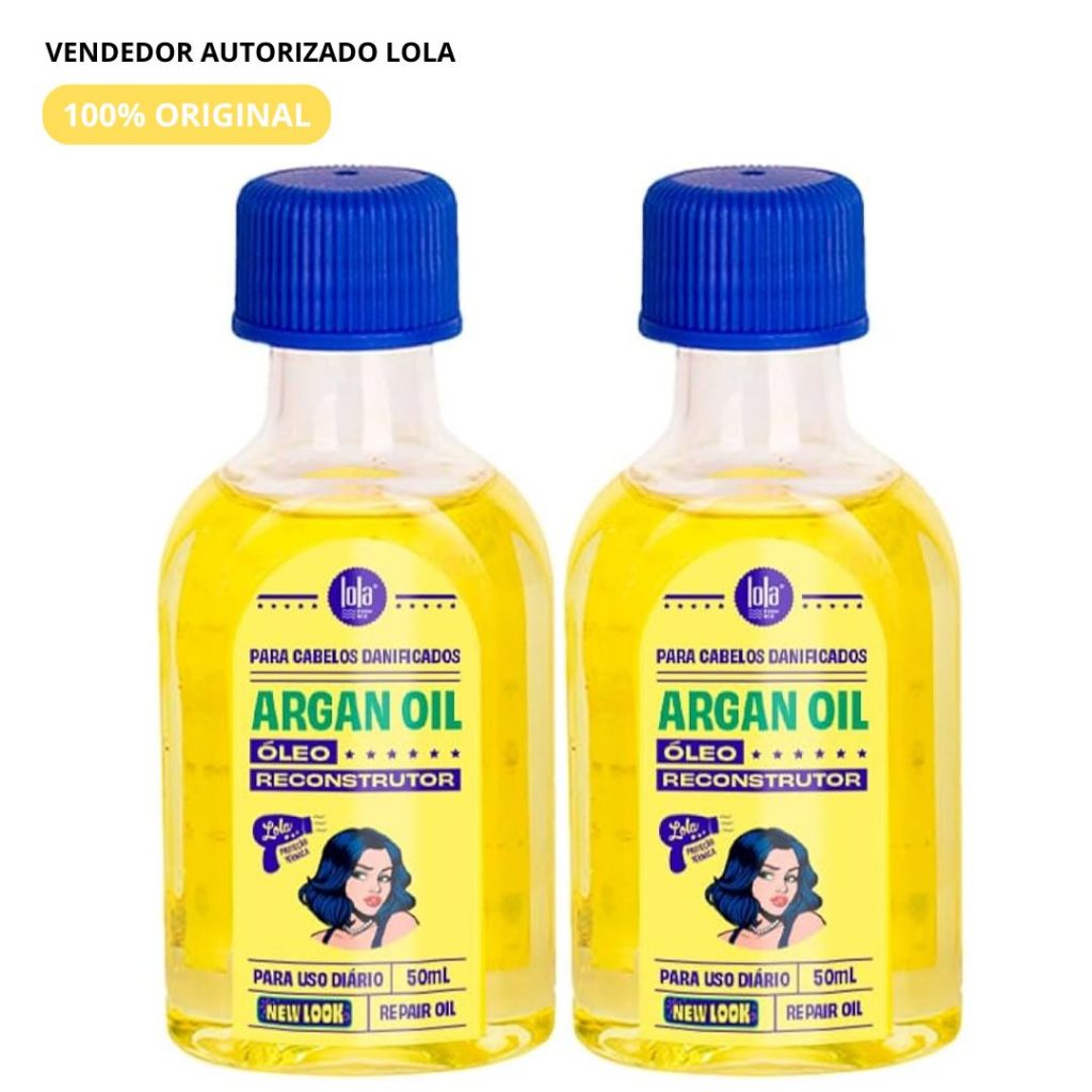 Kit 2 Óleos de Argan Lola Cosmetics