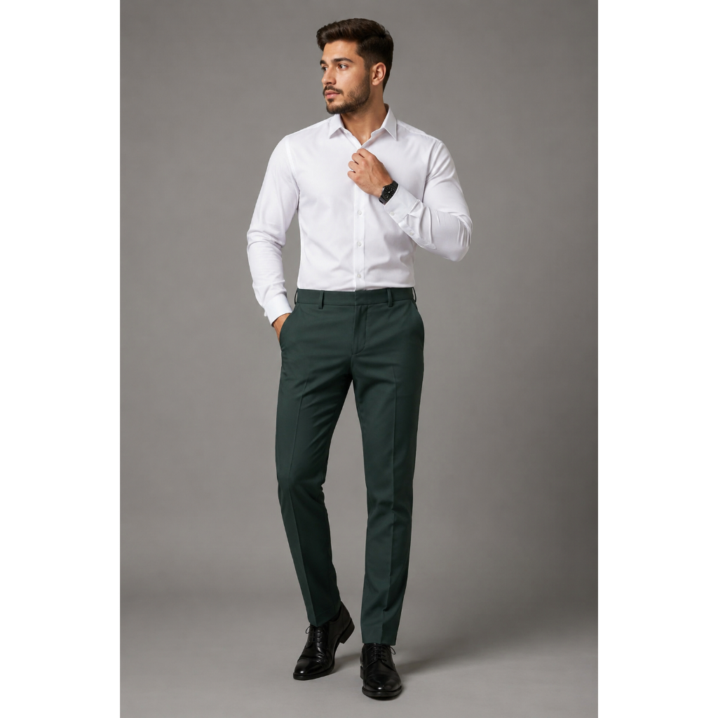 Calça Masculina Social Com Bolso Forrado Tecido Tergal Do 38 Ao 50 Otimo Custo Beneficio