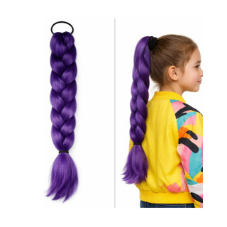 Design Cosplay Trança de Cabelo Apliques Fantasia