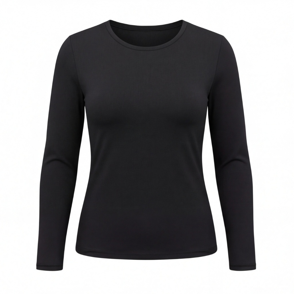Camiseta Térmica Segunda Pele Manga Longa Feminina com Proteção UV50+ Academia Esporte Fitness
