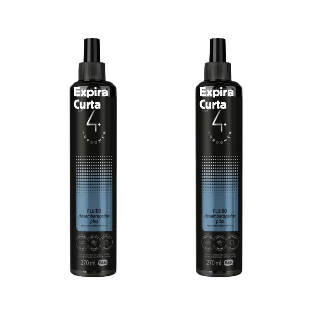 Kit 2 Fluído Desembaraçador Plus Ibasa - 270 mL