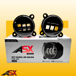 Kit Farol Milha Led Linha Vw G5 40w 5.000 Lm -- Asx4410 Cristal