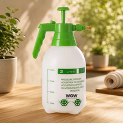 Pulverizador Portátil Borrifador Manual Alta Pressão 2 Litros