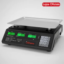 Balança Comercial Computadora Urano Pop-z 31kg 2g Bateria Bivolt Inmetro Balcão