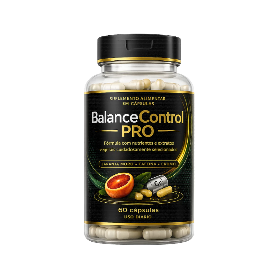 LANÇAMENTO BalanceControl Pro Original | Laranja Moro + Cafeína + Cromo | Vitaminas A, C e E