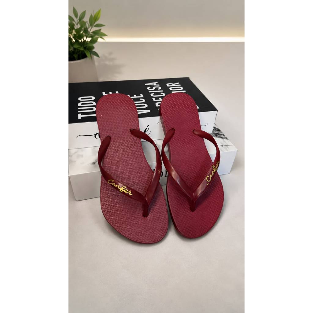 Chinelo Feminino Básico Confortável Antiderrapante Leve Casual Macio