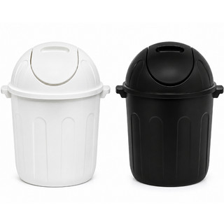 Kit Lixeiras de Plástico Basculante 12L Reforçada para cozinha, banheiro e escritório