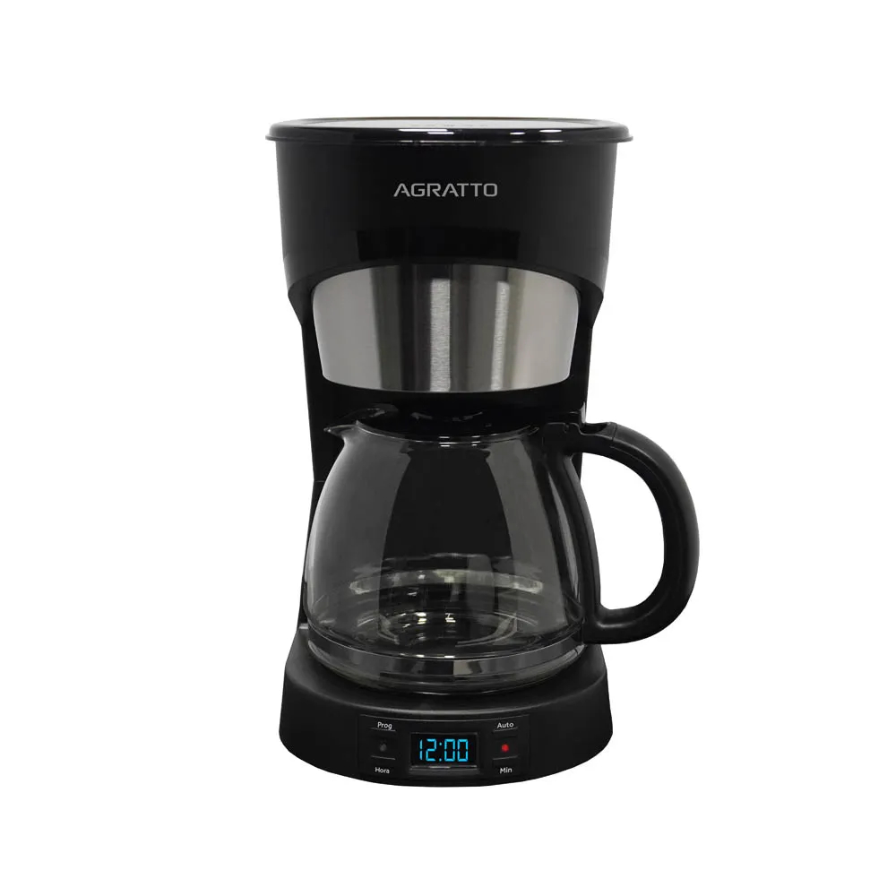 CAFETEIRA PROGRAMAVEL AROMA 38X ACFT01I-01 PRETA 1,5L 800W 127V AGRATTO