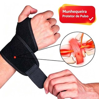 Munhequeira De Compressão Ajustável - Alívio De Dor E Tendinite ！