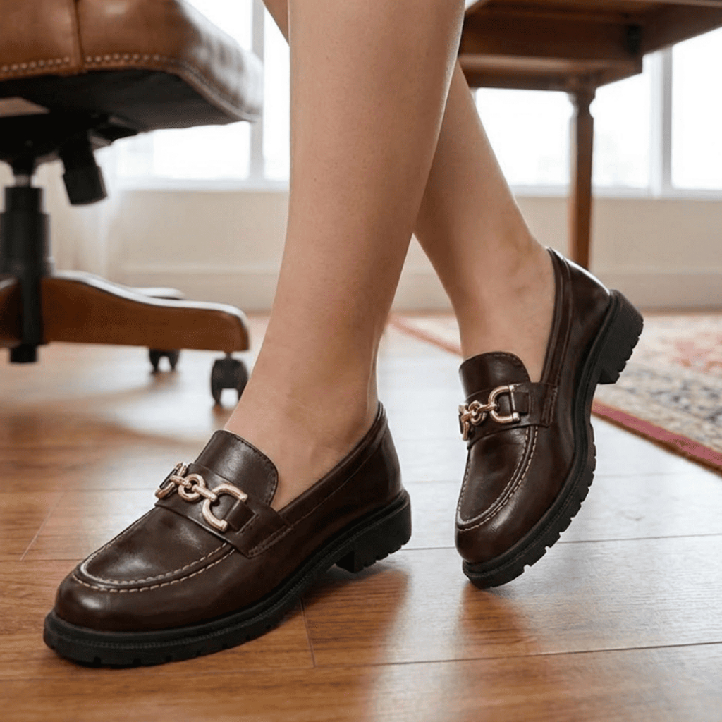 Mocassim Oxford Feminino Sapatilha Tratorado Loafer Conforto