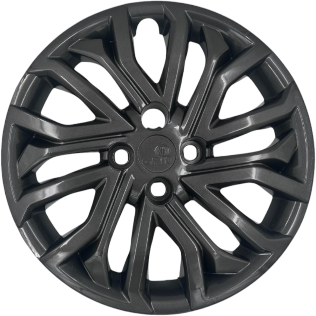 01 Calota Carlota Roda Aro 15 Fiat Argo Cronos 2018 2019 2020 2021 2022 Grafite Brilhante