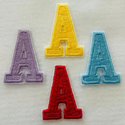 Letra Bordada , Aplique patch com termocolante