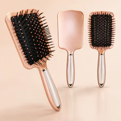 Escovas de Cabelo Almofadadas Oval Profissional Anti Frizz Desembaraçante Massagem Couro Cabeludo