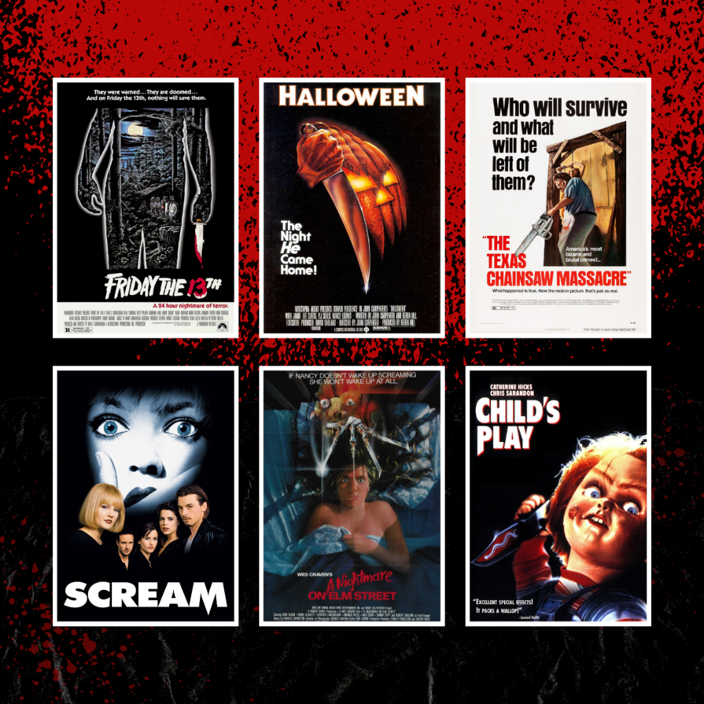 Posters Filmes de Terror / Pôster / Decorativo / Pôsteres / A4 (Polizel Art & Print)