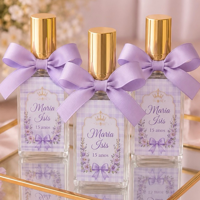 Lembrancinha aromatizador home spray 15 anos - casamento- Maternidade - batizado Personalizado Luxo- vidro 30ml