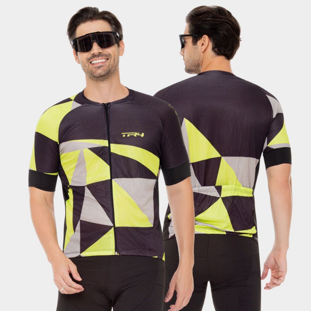 Kit Conjunto Ciclismo Masculino Bretelle Camisa Short Forro Gel Roupa Ciclista Bike Pedal MTB · foto 2