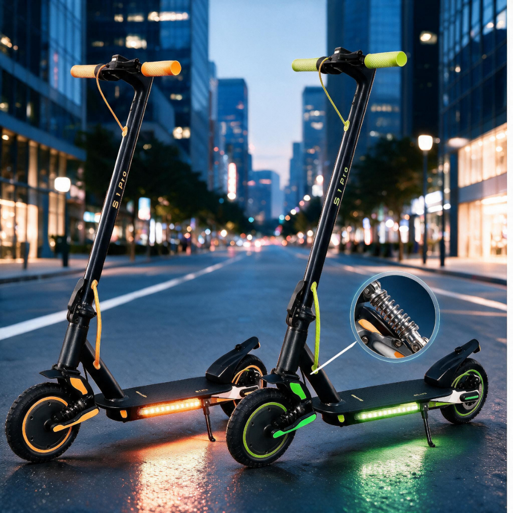 Egazza Patinete Elétrico 500W 30km/h Bateria 48V 7.8AH Pneu 8.5" Freio a Disco Dobrável