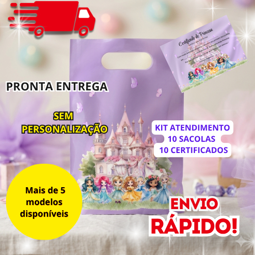 Kit furo PP sacola e certificado de furo humanizado body piercer,furinho,pós atendimento,body piercer