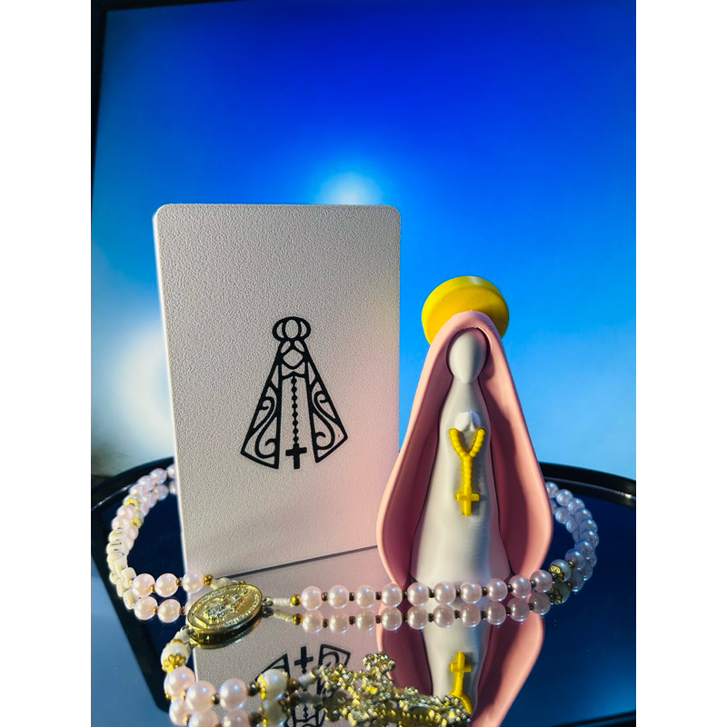 Caixa Decorativa com Nossa Senhora Aparecida 3D – Presente Religioso