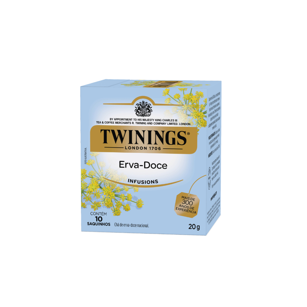 Chá Twinings Erva-Doce 20g Caixa com 10 Sachês