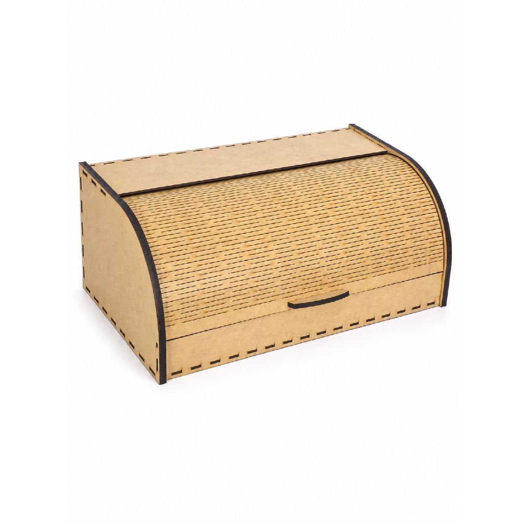 Porta Pão com Tampa Retrátil – Organizador de Cozinha para Armazenar Pães e Biscoitos