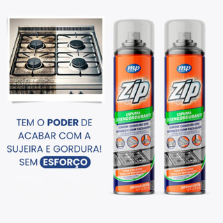 Kit 2 Desengordurante Zip Multiuso – Limpa Fogão, Cozinha, Azulejos e Inox com Facilidade