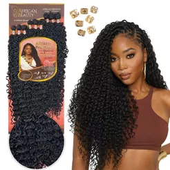 Cabelo Bio Fibra Tela Entrelace Longo E Macio 90cm 320g Cacheado Para Tranças Afro African Beauty