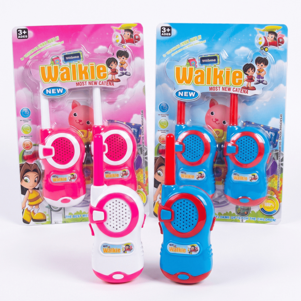 Brinquedo Walkie Talkie Interativo Infantil Educativo Menino e Menina