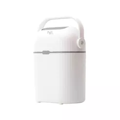 Lixeira Mágica Antiodor Descarte De Fraldas Quarto Bebê Tampa Giratória 9L Freshcan Maxi Baby