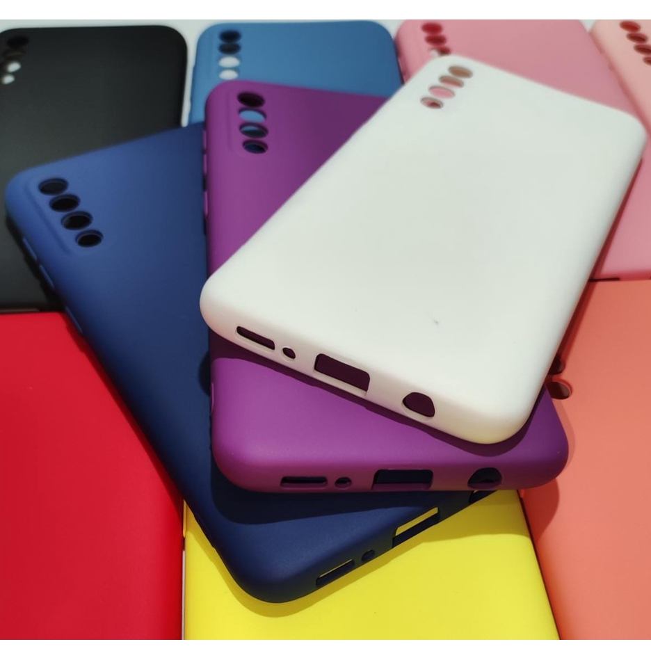 Capa Samsung Galaxy A30S / A50 Silicone Proteção de Câmera Interior Aveludado Macia TPU Premium