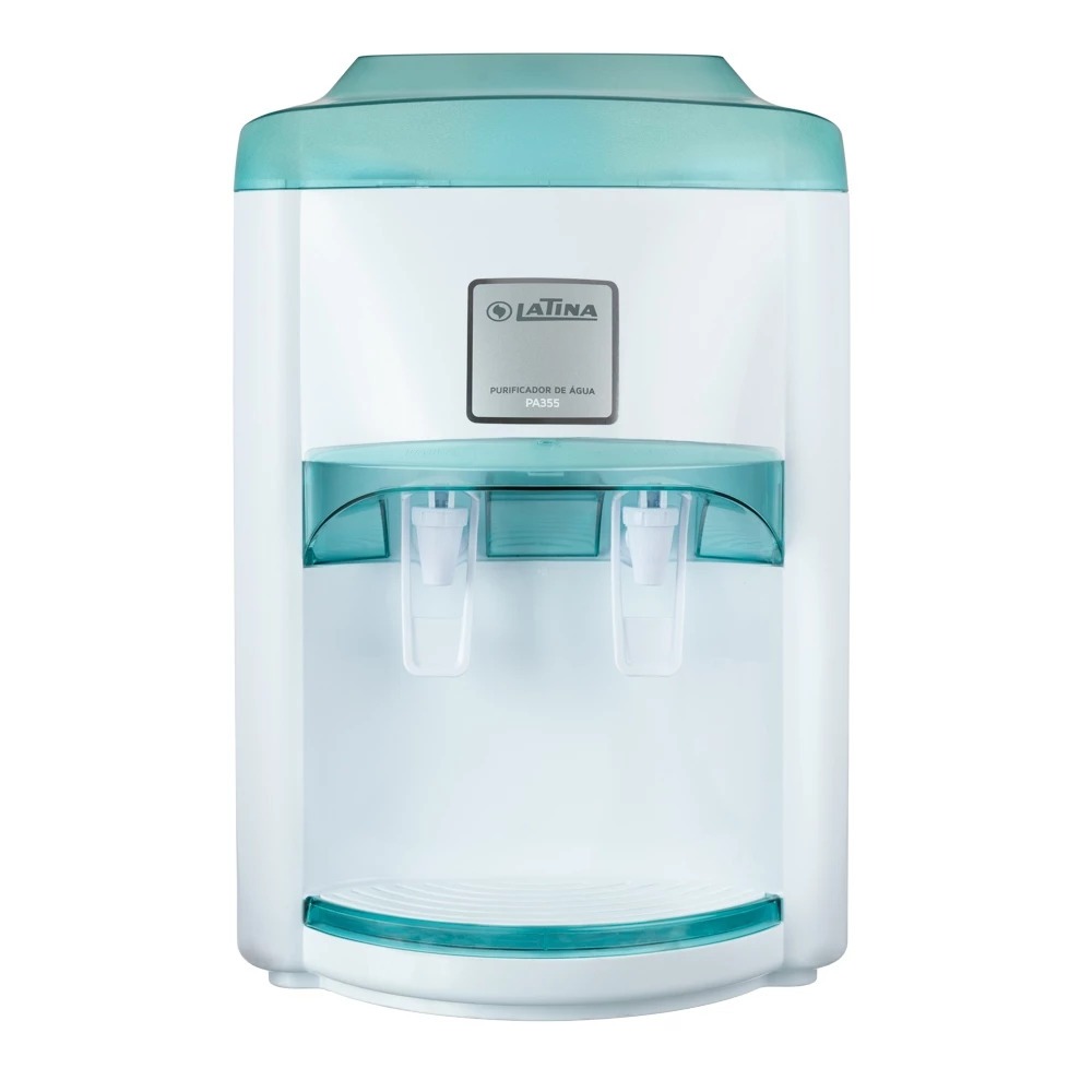 PURIFICADOR DE ÁGUA COMPRESSOR LATINA PA355 BRANCO E VERDE 127V OU 220V