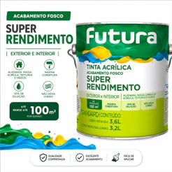 Tinta Acrílica Super Rendimento Stardard Areia 3,6 Futura