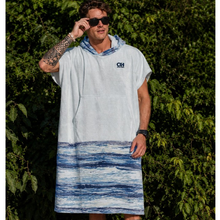 Poncho Supremo Atoalhado Roupao Toalha Kite Surf Natacao Adulto