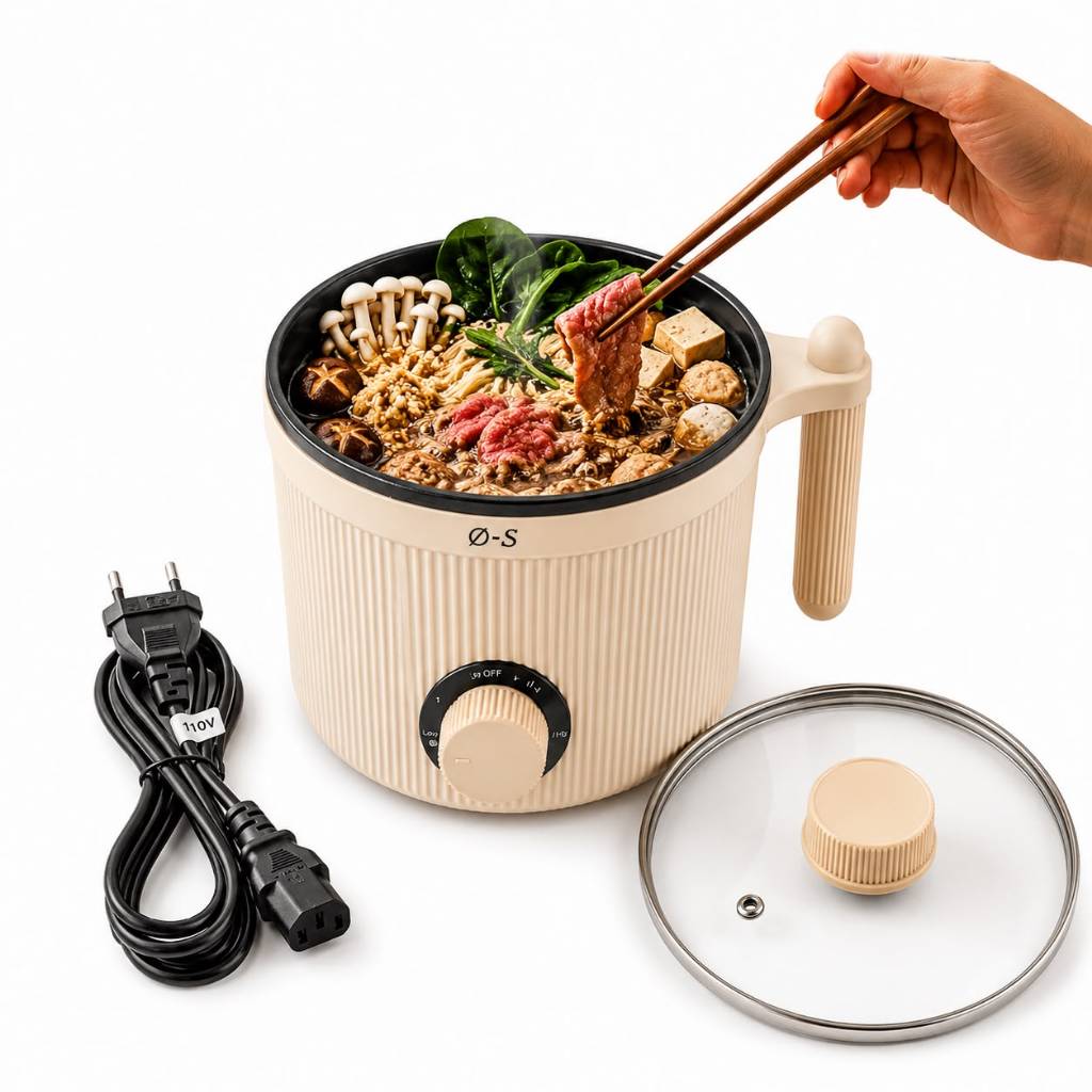 Panela De Arroz Eletrica Hot Pot Ovos Legumes 450w 110v 60hz - MGC