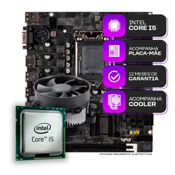 Kit Upgrade, Processador Intel Core i5-3ª, Placa-Mãe 1155