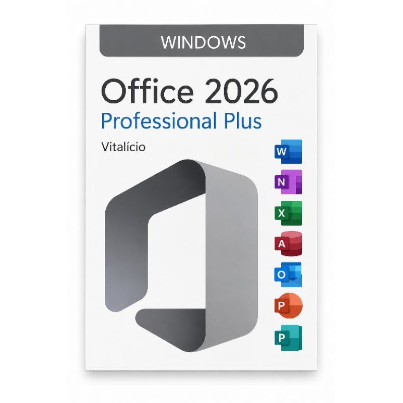 Microsoft Office 2026 Profissional Plus |1PC Permanente Envio Fisico