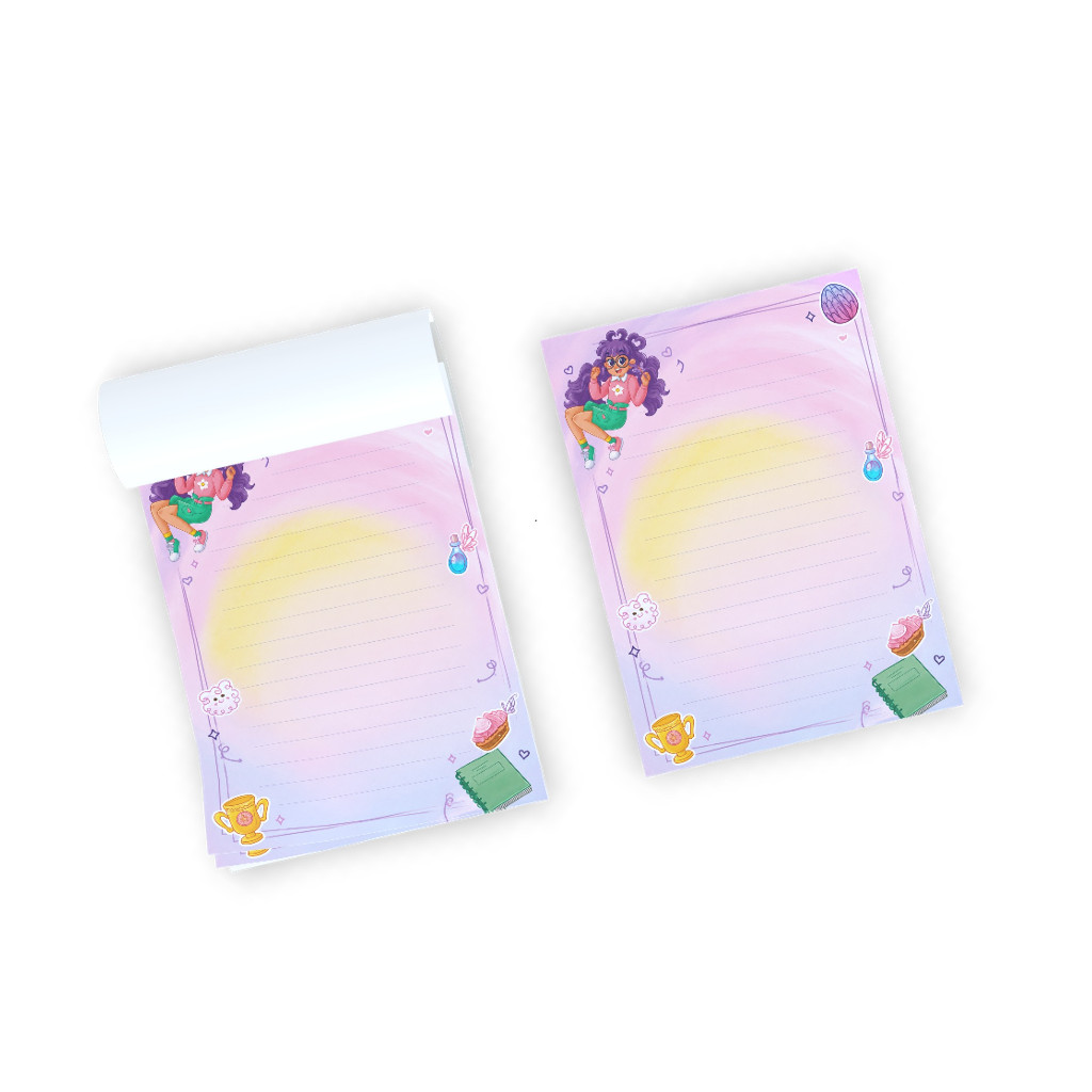 Kit 10 Bloquinhos Princesa Desastrada 7x10cm 40 Folhas Destacáveis Lembrancinha Aniversário Infantil Envio Rápido