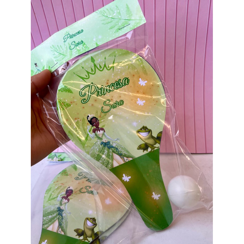kit raquete personalizada - lembrancinha personalizada qualquer tema aniversário infantil