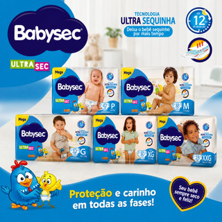 FRALDA BABYSEC GALINHA PINTADINHA ULTRASEC PACOTE MEGA