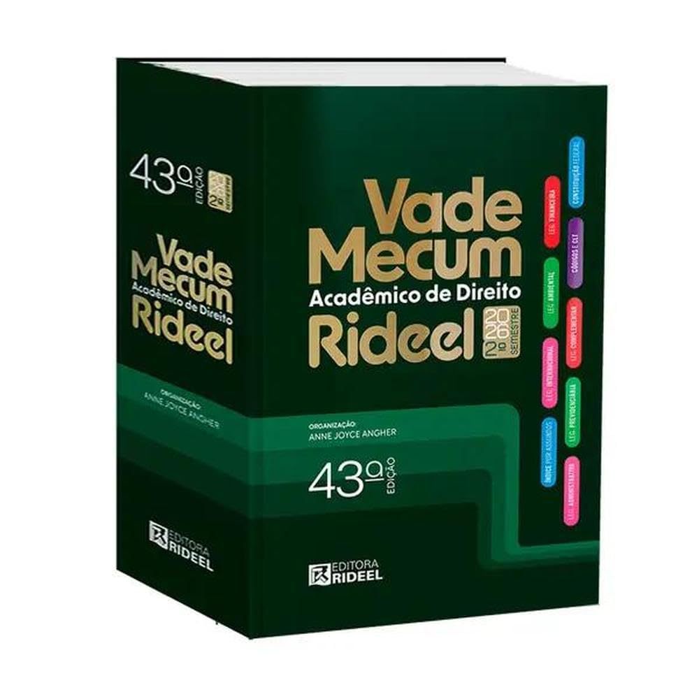 Vade Mecum Acadêmico Rideel 43ª Edição 2026 - Anne Joyce Angher - 2ª Semestre