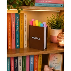 Porta Marca Páginas - Personalizado | Porta Marcador Organizador para Livros | Presente para Leitores