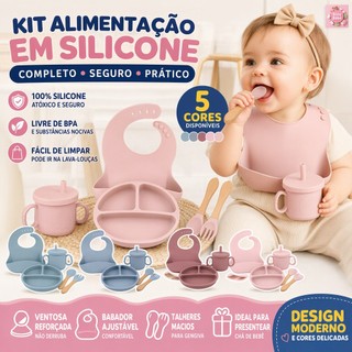 4/6 Peças de Silicone Para Alimentação de Bebês