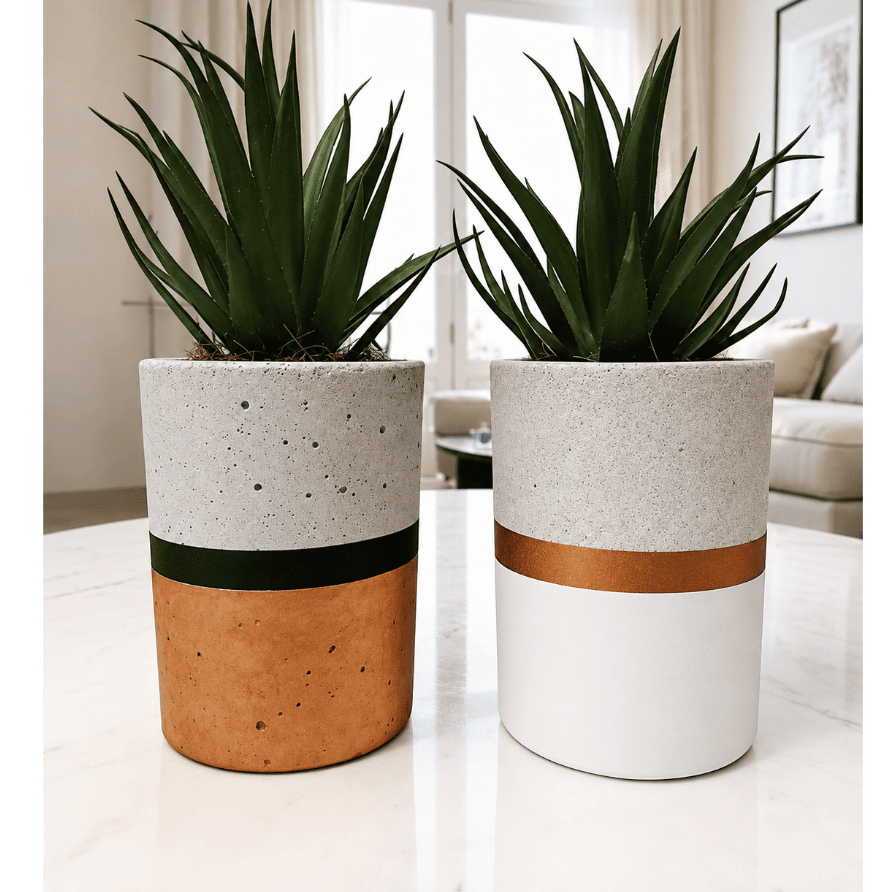 Vasinho com Planta Artificial Decoração Sala Quarto