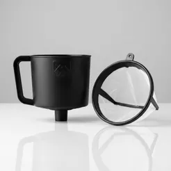 Coador de Cafe Preto Coamil Filtro Ecológico para Café e Chá Envio Imediato